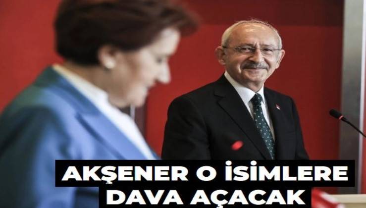 Akşener sessizliğini bozdu: Kılıçdaroğlu ve Özdağ'ı mahkemeye vereceğim...