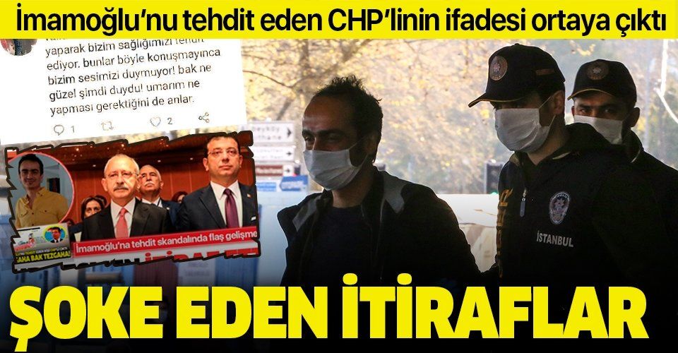Ekrem İmamoğlu’nu tehdit eden CHP'li Tuna Görgünoğlu’ndan şoke eden itiraflar