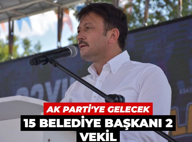 Hamza Dağ: 15 belediye başkanı ve 2 vekil AK Parti'ye katılacak