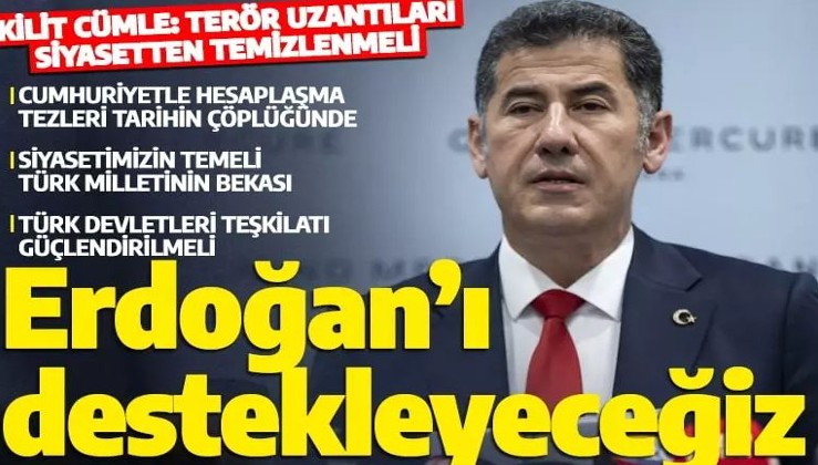 Sinan Oğan 2. tur kararını açıkladı: 28 Mayıs'ta Recep Tayyip Erdoğan'ı destekleyeceğiz