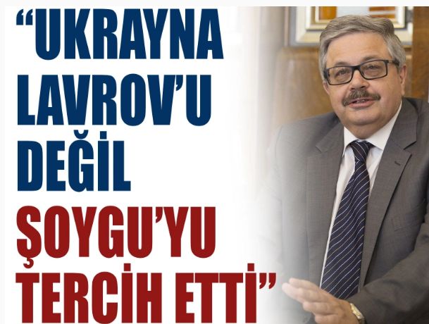 Rusya Ankara Büyükelçisi Aleksey Yerhov: Ukrayna Lavrov'u değil Şoygu'yu tercih etti