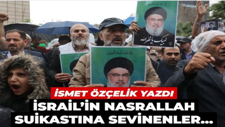 Üzüntü ve sevinci gizlemek zordur! İsrail’in Nasrallah suikastına sevinenler…