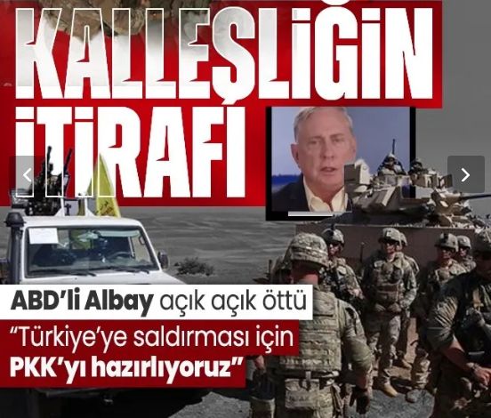 ABD'li Albay Douglas McGregor'dan alçaklık itirafı: Türkiye'ye saldırması için Suriye'de PKK'yı hazırlıyoruz!