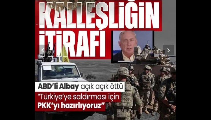 ABD'li Albay Douglas McGregor'dan alçaklık itirafı: Türkiye'ye saldırması için Suriye'de PKK'yı hazırlıyoruz!