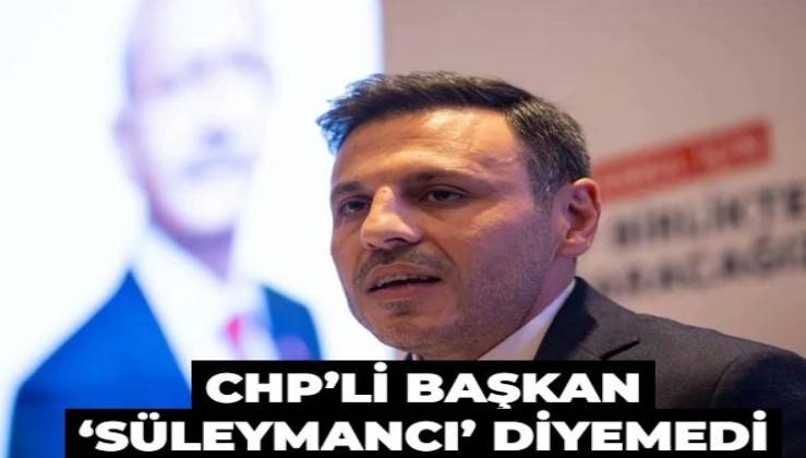 CHP’li Başkan ‘Süleymancı’ diyemedi