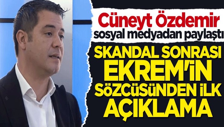 Cüneyt Özdemir sosyal medyadan paylaştı... Skandal sonrası Murat Ongun'dan ilk açıklama