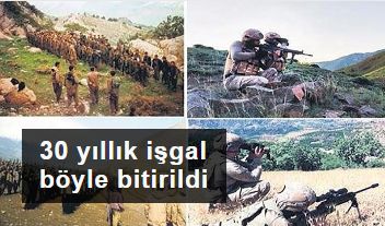 TSK, terör örgütü PKK'nın bölgedeki 30 yıllık varlığına son verdi