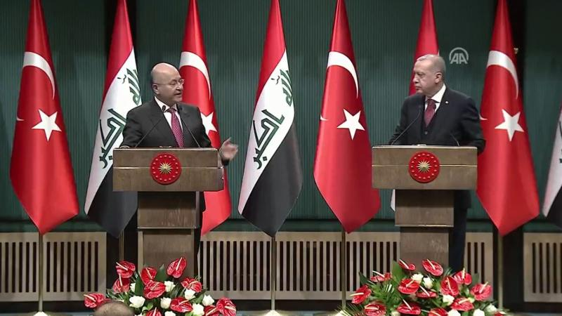 TürkiyeIrak ortak basın toplantısı... Erdoğan: Irak'ın toprak bütünlüğü siyasetimizin temeli