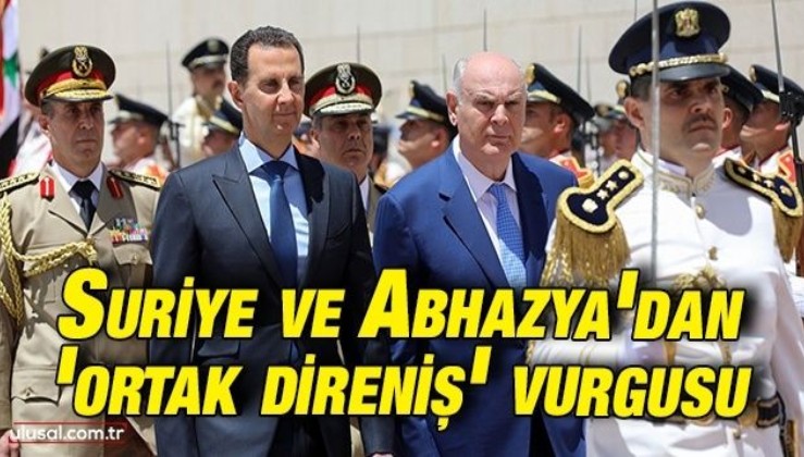 Abhazya'dan Suriye'ye kritik ziyaret
