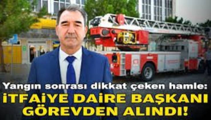 İzmir'deki yangınlardan sonra 'İtfaiye Daire Başkanı görevden alındı' iddiası