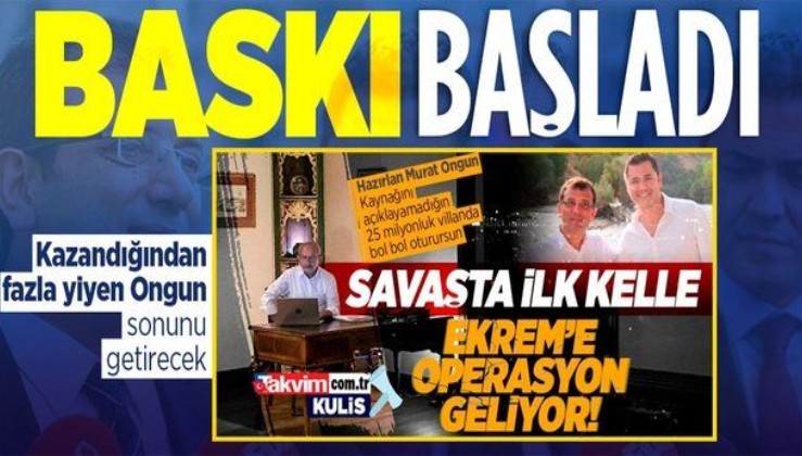 CHP'de 'Murat Ongun' krizi! Ekrem İmamoğlu direniyor...