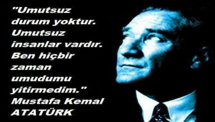 Mustafa Kemal Paşa, Samsun'a çıkmak yerine: Ülkem için üzgünüm ülke beni kaybetti, deseydi...