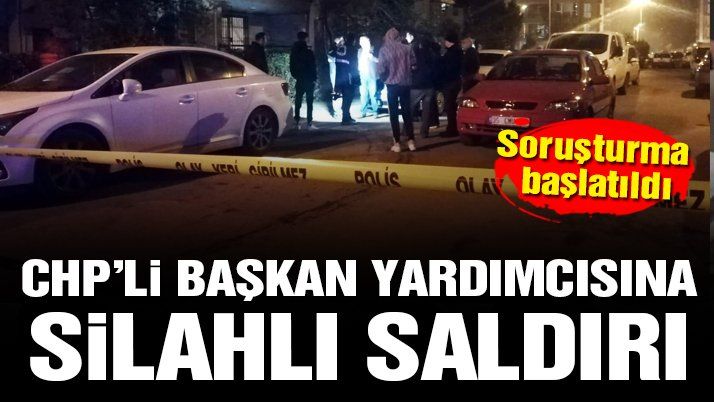 İzmir’de belediye başkan yardımcısına silahlı saldırı!