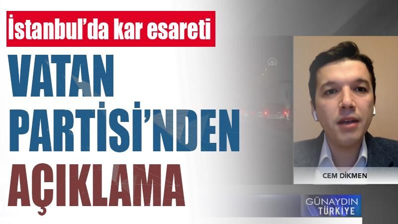 Vatan Partisi: İstanbul yönetilemiyor