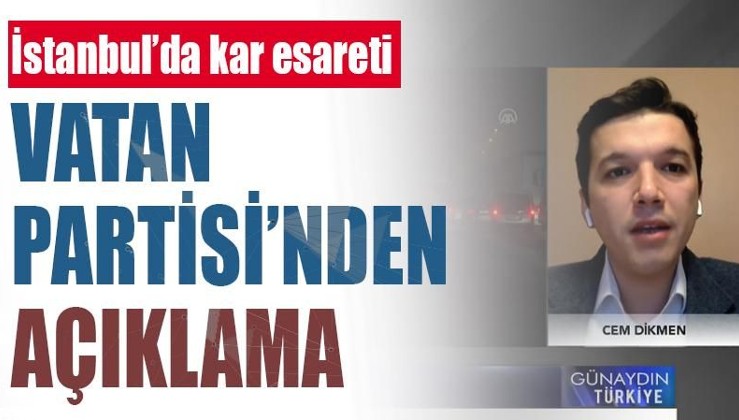 Vatan Partisi: İstanbul yönetilemiyor