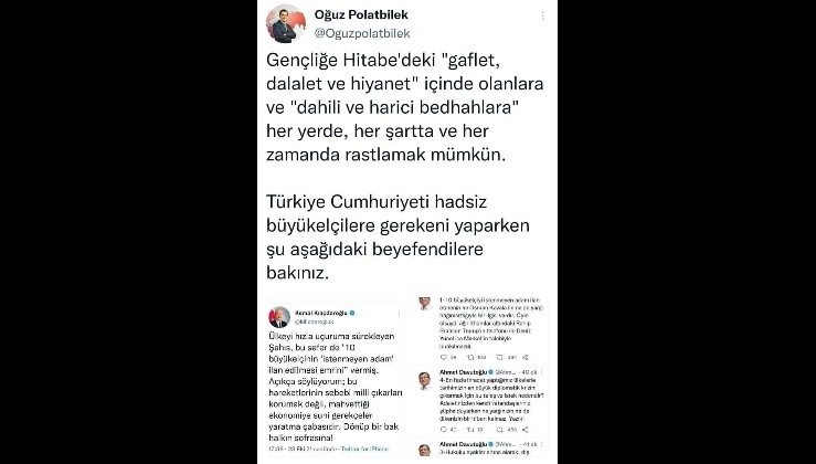 Türkiye Cumhuriyetine emir vermeye kalkan 10 hadsiz ülkenin büyükelçilerinin istenmeyen adam ilan edilmesine karşı çıkanlara bakın!