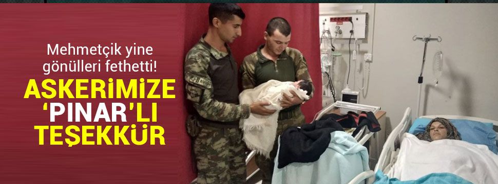 Türk askerine 'Pınar'lı teşekkür