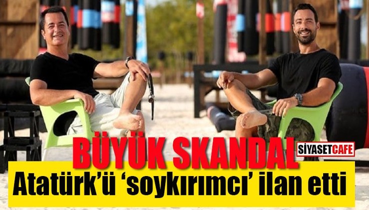 TV8’de Acun Ilıcalı ile Survivor Türkiye-Yunanistan yarışmasını sunan Sakis Tanimanidis, Atatürk'e 'soykırımcı' dedi