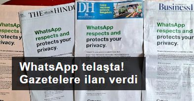 WhatsApp telaşta! Hindistan'da gazetelere ilan vermeye başladı
