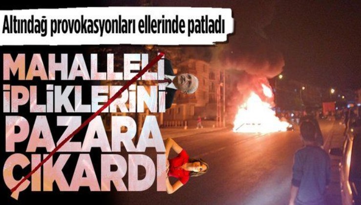 Ankara Altındağ'da provokasyon! Mahalle sakinleri olayın iç yüzünü anlattı: Dışarıdan gelenler karıştırdı
