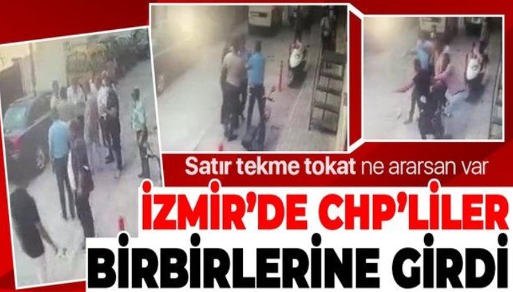 İzmir’in Torbalı ilçesinde satırlı kavga: CHP’li yöneticiler birbirine girdi