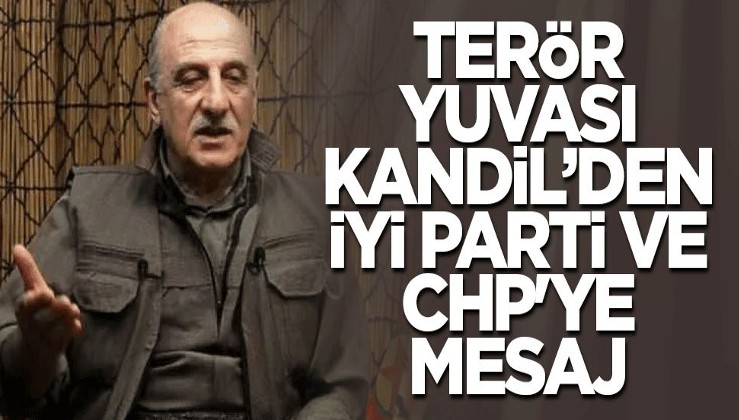 PKK elebaşı Duran Kalkan'dan İYİ Parti ve CHP'ye mesaj