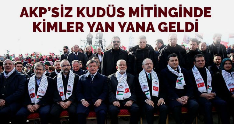 HDP hariç ittifakın tüm temsilcileri!