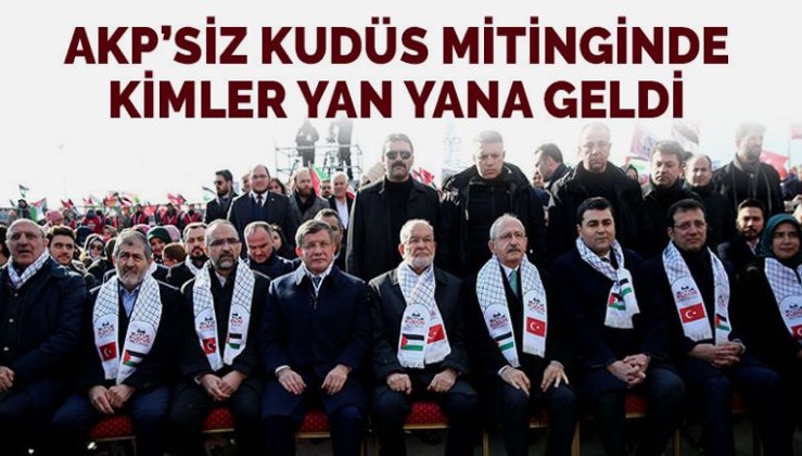 HDP hariç ittifakın tüm temsilcileri!