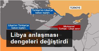 TürkiyeLibya arasındaki deniz yetki alanları anlaşması, Doğu Akdeniz'de dengeleri değiştirdi
