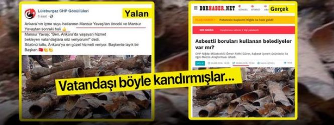 Ankara'da 'öncesisonrası' yalanı
