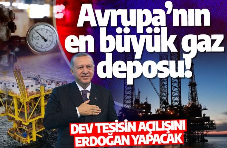 Türkiye’nin ilk Avrupa’nın en büyüğü! Dev tesisin açılışını Erdoğan yapacak