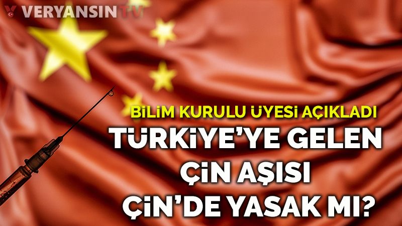 Türkiye'ye gelen Çin aşısı Çin'de yapılmıyor mu?