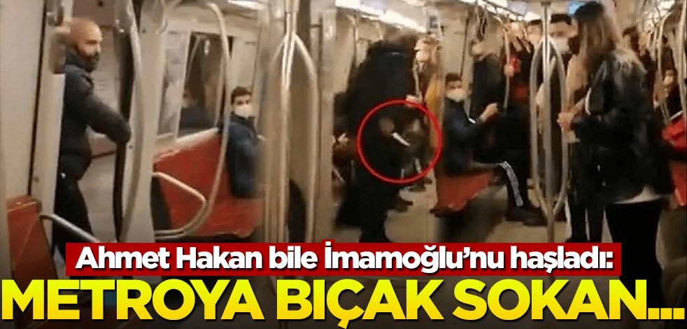 Ahmet Hakan bile İBB'yi haşladı: Metroya bıçak sokan...