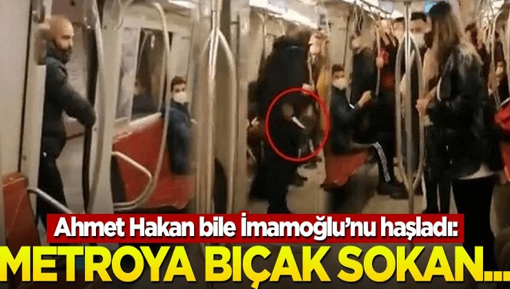 Ahmet Hakan bile İBB'yi haşladı: Metroya bıçak sokan...
