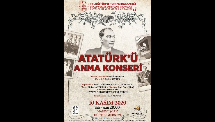Atatürk Operada anılacak