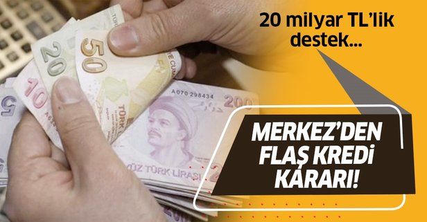 Türkiye Cumhuriyet Merkez Bankası'ndan flaş kredi kararı!