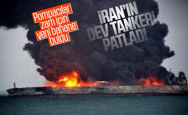 Körfez yeniden ısınıyor! İran tankerinde patlama