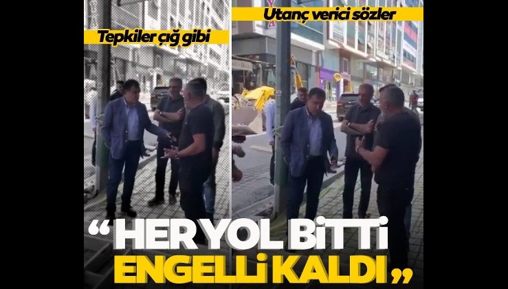 CHP'li Faruk Demir'den engellilere saygısızlık: "Her yol bitti engelli kaldı"