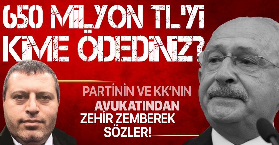 CHP’nin istifa eden avukatı Mustafa Kemal Çiçek’ten Kemal Kılıçdaroğlu’nu zora sokacak soru: 650 milyon TL’yi kime verdiniz?