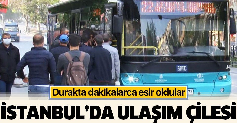 Kısıtlamanın ardından İstanbul'da toplu ulaşımda yoğunluk yaşandı