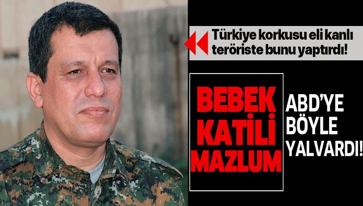 Eli kanlı terörist Mazlum Kobani Türkiye korkusu yüzünden ABD'ye yalvardı!.