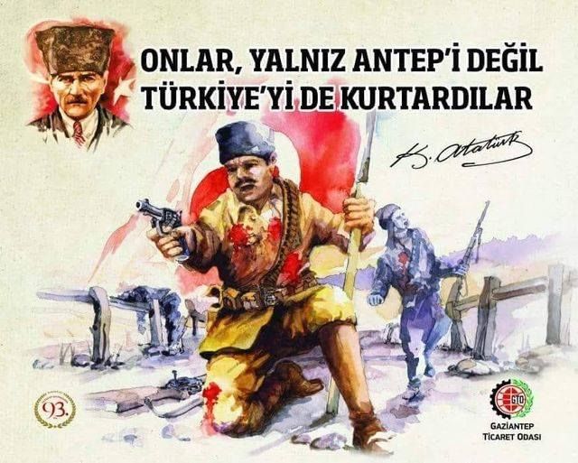 25 Aralık Gaziantep'in düşman işgalinden kurtuluşunun 100. yıl dönümü