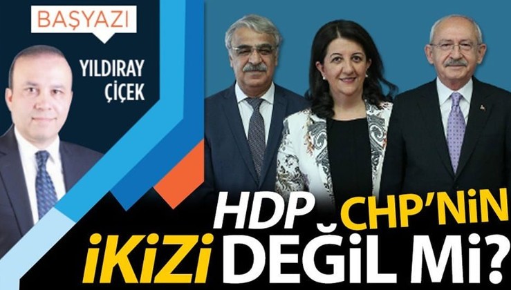 HDP, CHP'nin ikizi değil mi?