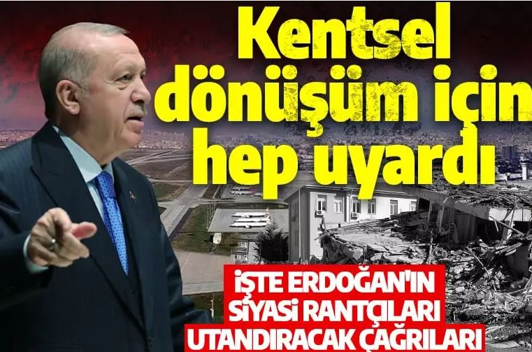 Kentsel dönüşüm için halkı hep uyardı! İşte Erdoğan'ın 10 yıldır verdiği mücadelenin kayıtları