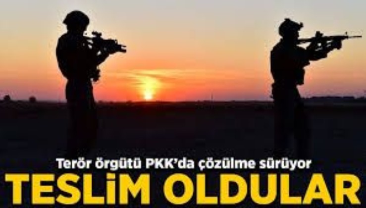 Terör örgütü PKK'da çözülme sürüyor!