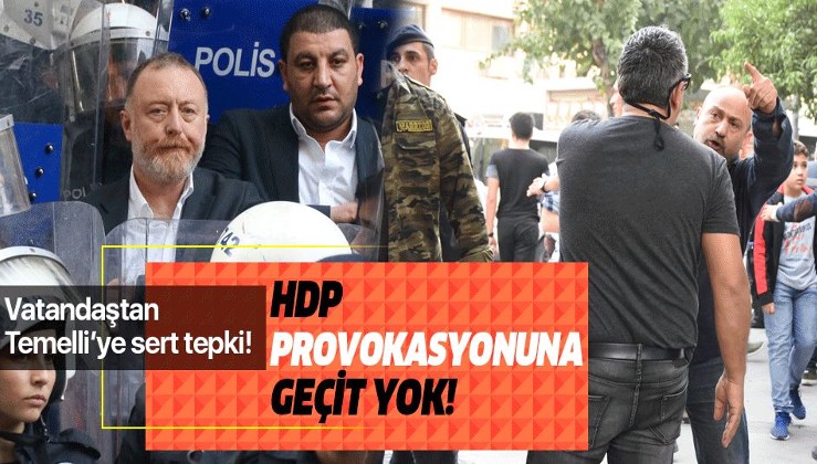 İzmir'de HDP provokasyonuna izin verilmedi! Vatandaşlardan Sezai Temelli'ye tepki....