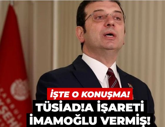 TÜSİAD'a işareti İmamoğlu vermiş! TÜSİAD'ın tartışma yaratan çıkışının ardından Ekrem İmamoğlu'nun konuşması gündem oldu...