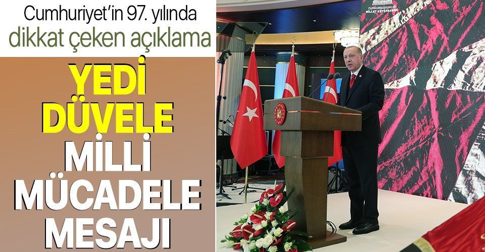 Erdoğan'dan "Milli Mücadele Sergisi" açılış programında önemli açıklamalar