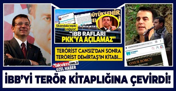 İBB'den bir skandal daha: PKK'lı terörist Nurettin Demirtaş’ın kitabını satıyorlar...