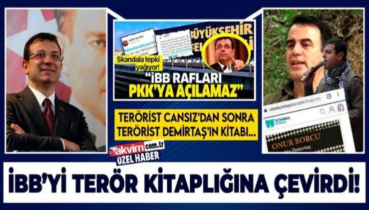 İBB'den bir skandal daha: PKK'lı terörist Nurettin Demirtaş’ın kitabını satıyorlar...